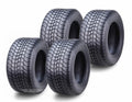Set of 4 ROADGUIDER 205/50-10 Tires for Golf Cart ATV (14002)