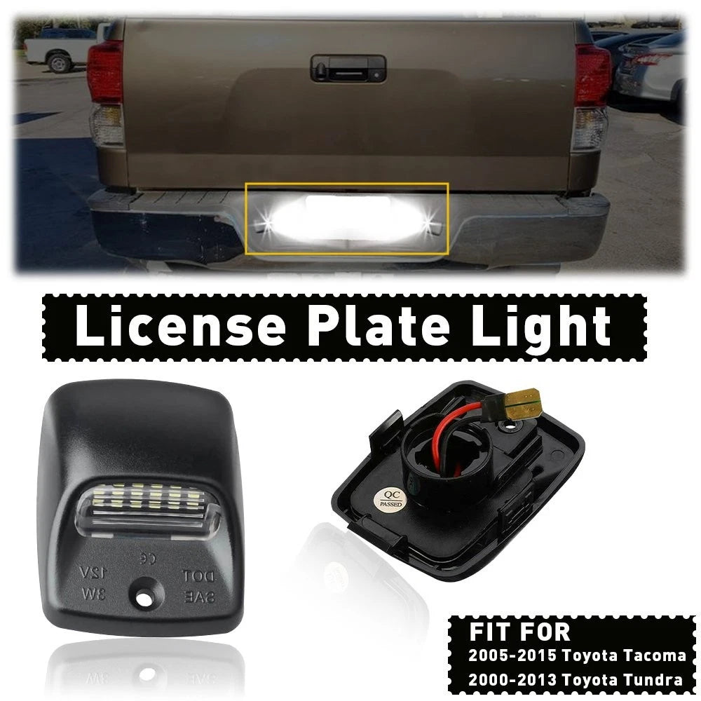 AUXITO LED License Plate Light for Toyota Tundra (2000–2013) Tacoma (2005–2015)