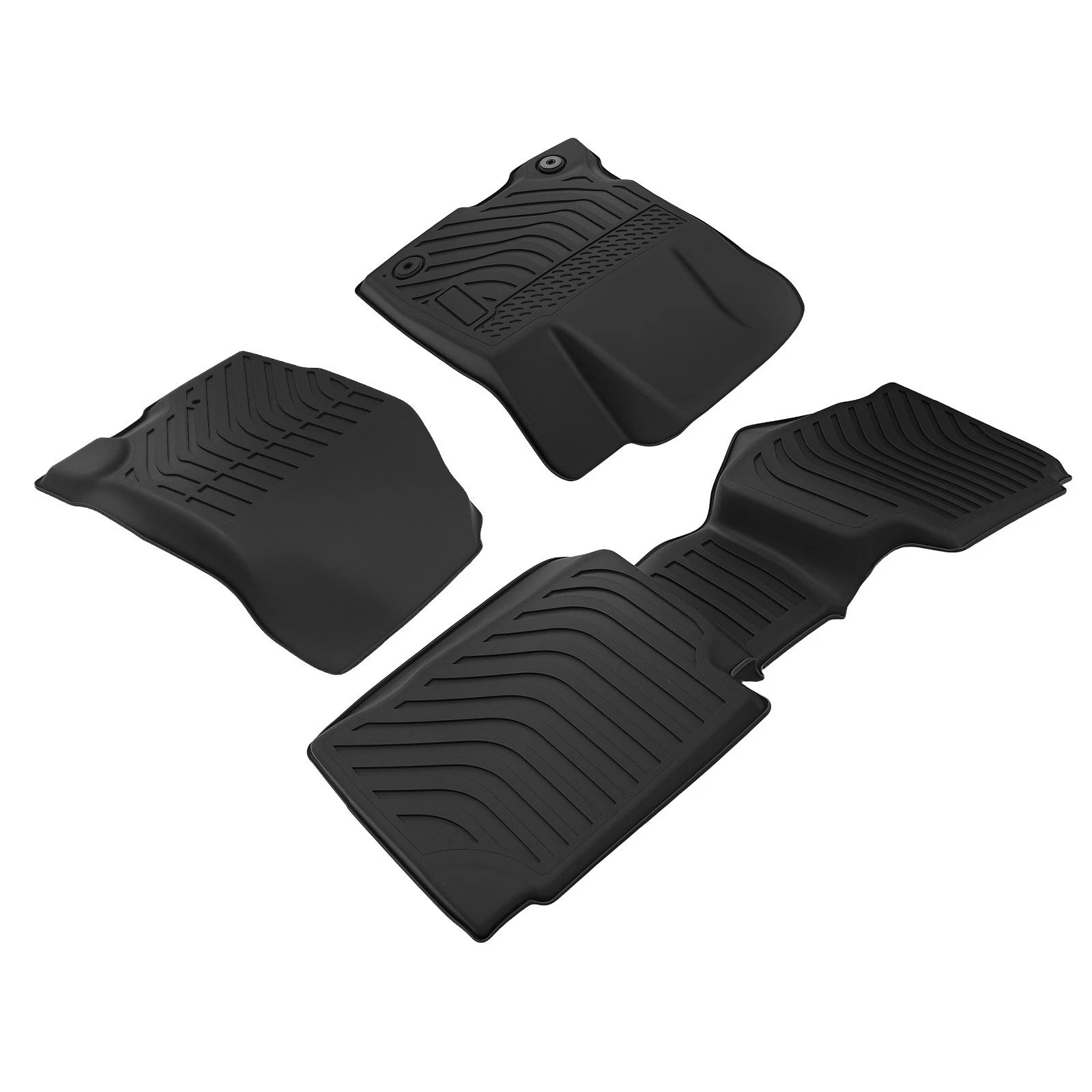 All Weather Floor Mats for Ford Escape Hybrid (2020–2025) TPE Black