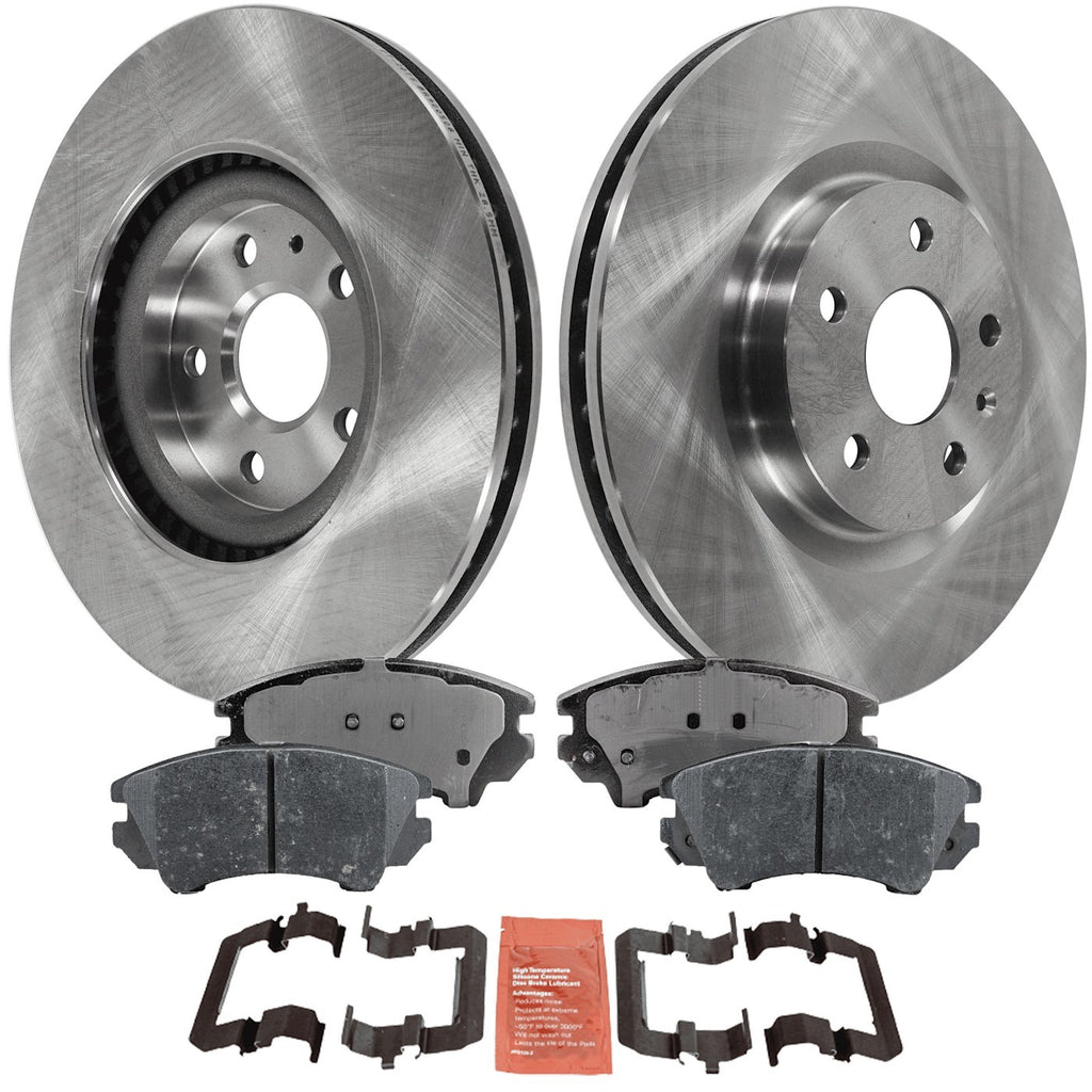 Front Brake Disc Rotors and Pads Kit for Chevrolet Caprice (2011–2017)