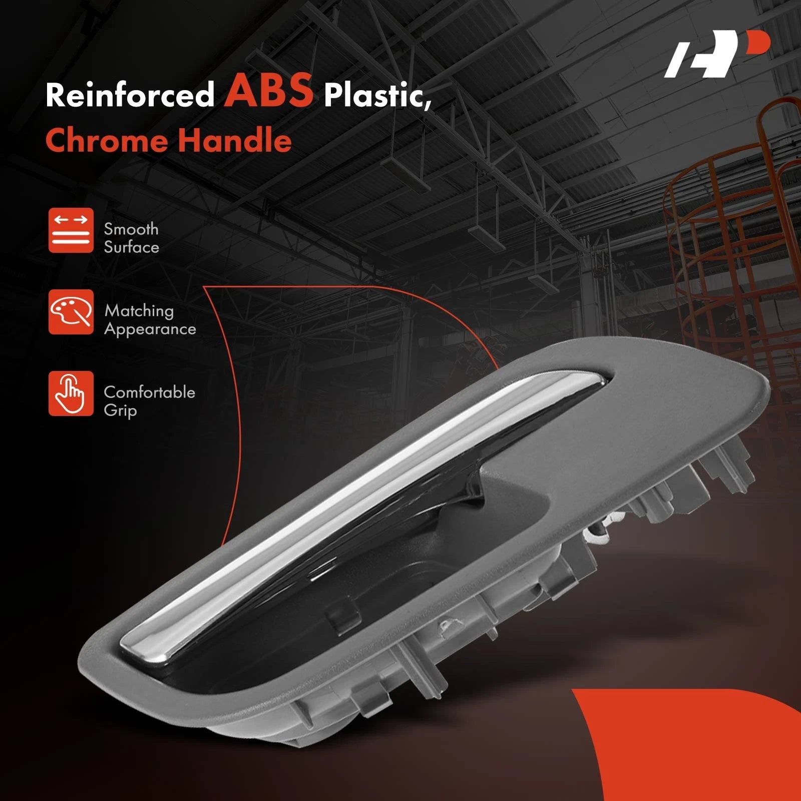 2X Rear Chrome Interior Door Handles for Chevy Tahoe GMC Cadillac (2000–2023)