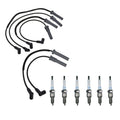 Denso 7mm 6 Platinum TT Spark Plug Wire Set for Dodge Chrysler Plymouth