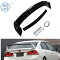 Trunk Spoiler Wing for Honda Civic (2006–2011) Glossy Black Sedan