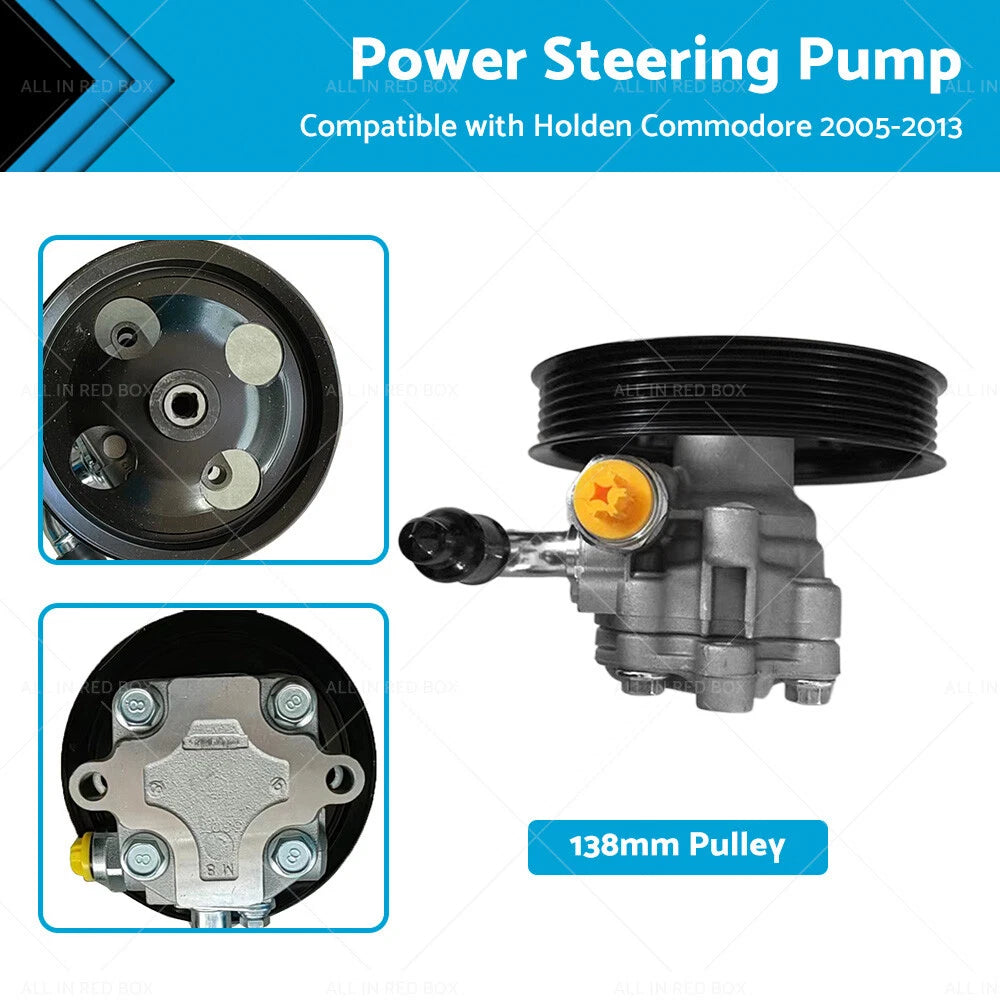 Power Steering Pump & Pulley for Holden Commodore 6.0L V8 VE VZ L98 (2005–2013)