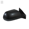 Black Textured Passenger Power Door Mirror w/o Heated Glass w/o Turn Signal