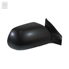 Black Textured Passenger Power Door Mirror w/o Heated Glass w/o Turn Signal