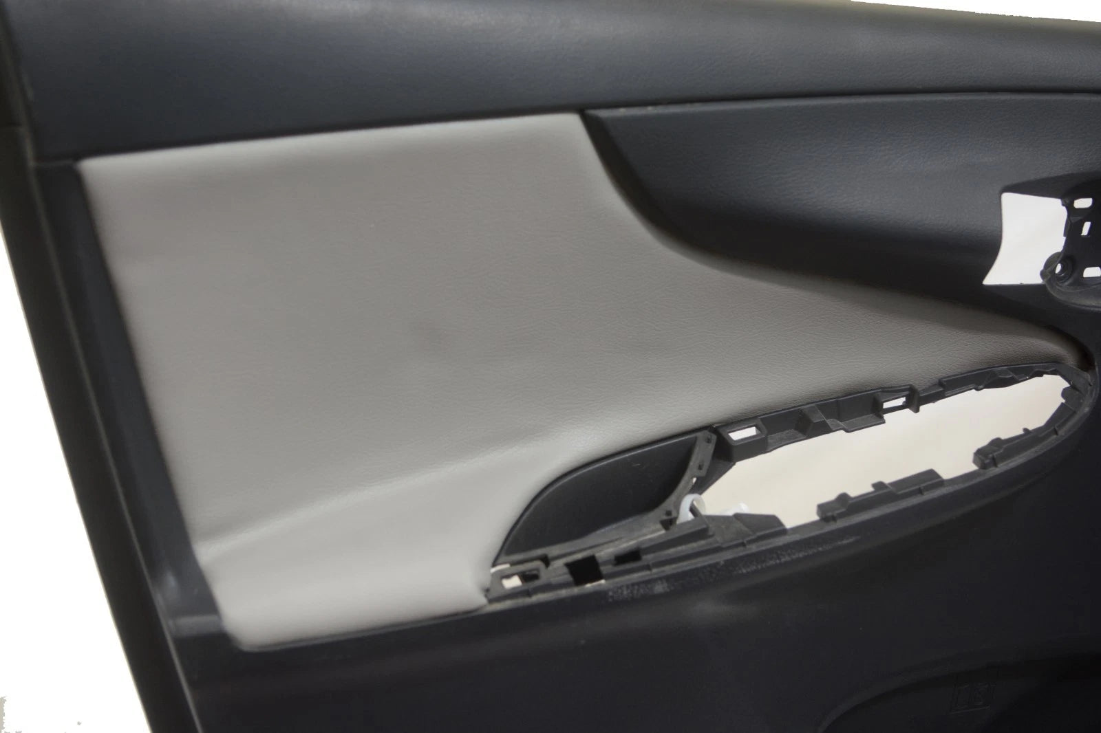 Door Panel Insert Cards for Toyota Corolla (2009–2013) Gray Leather Synthetic