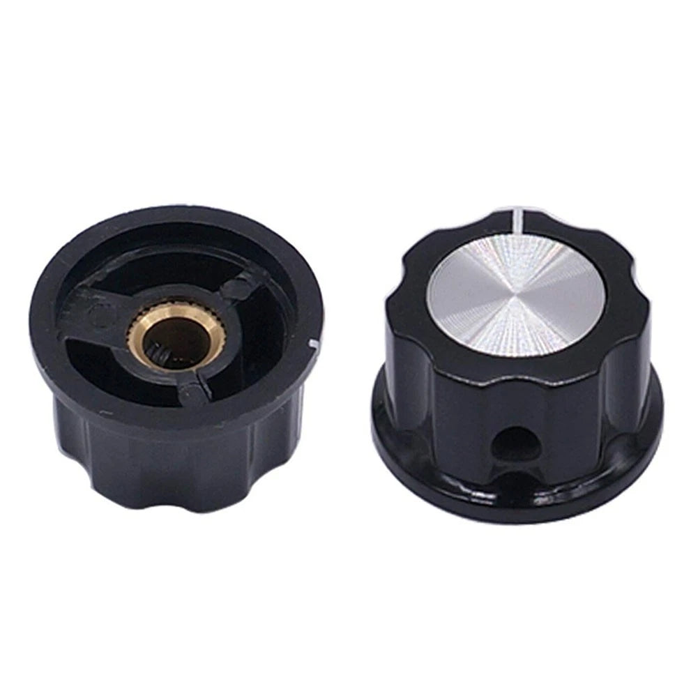 6mm Dia Shaft Knobs Set of 10 for Electronics