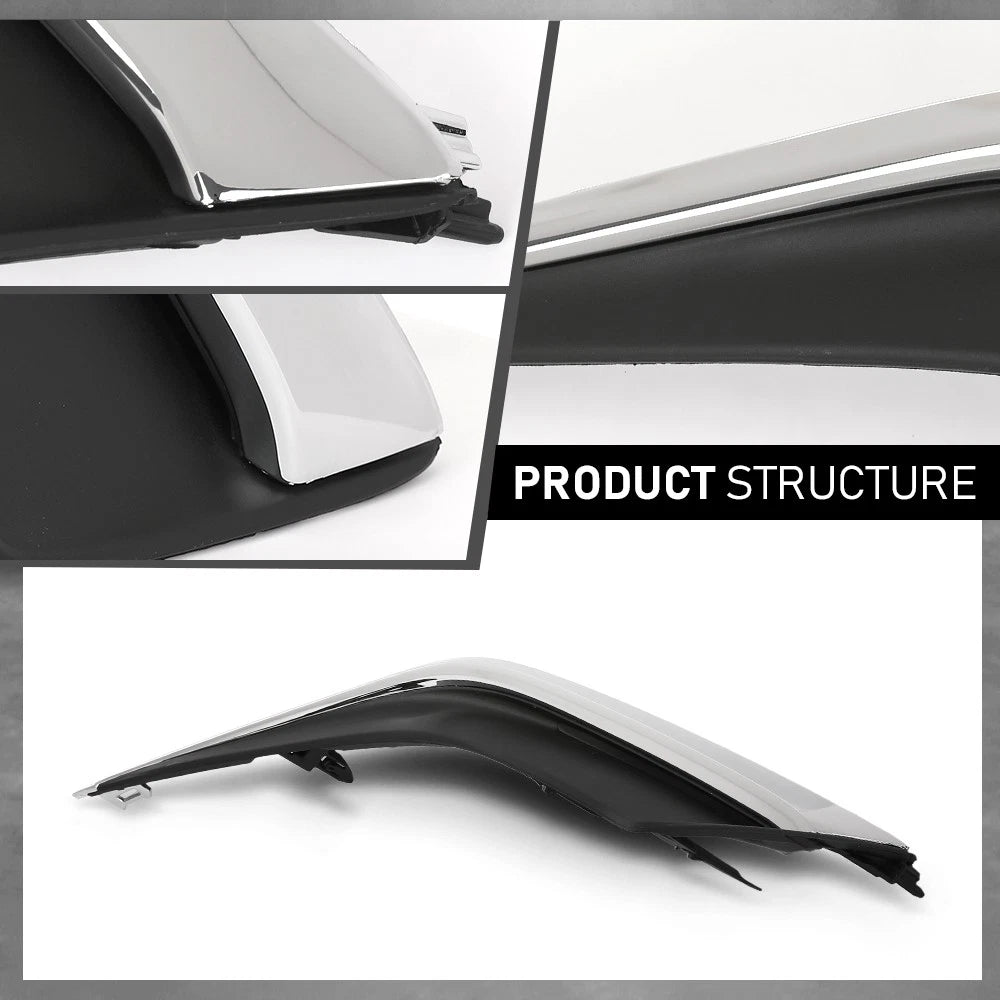 Front Left Bumper Trim for Lexus ES250/ES350/ES300h (2019–2024) Black & Chrome