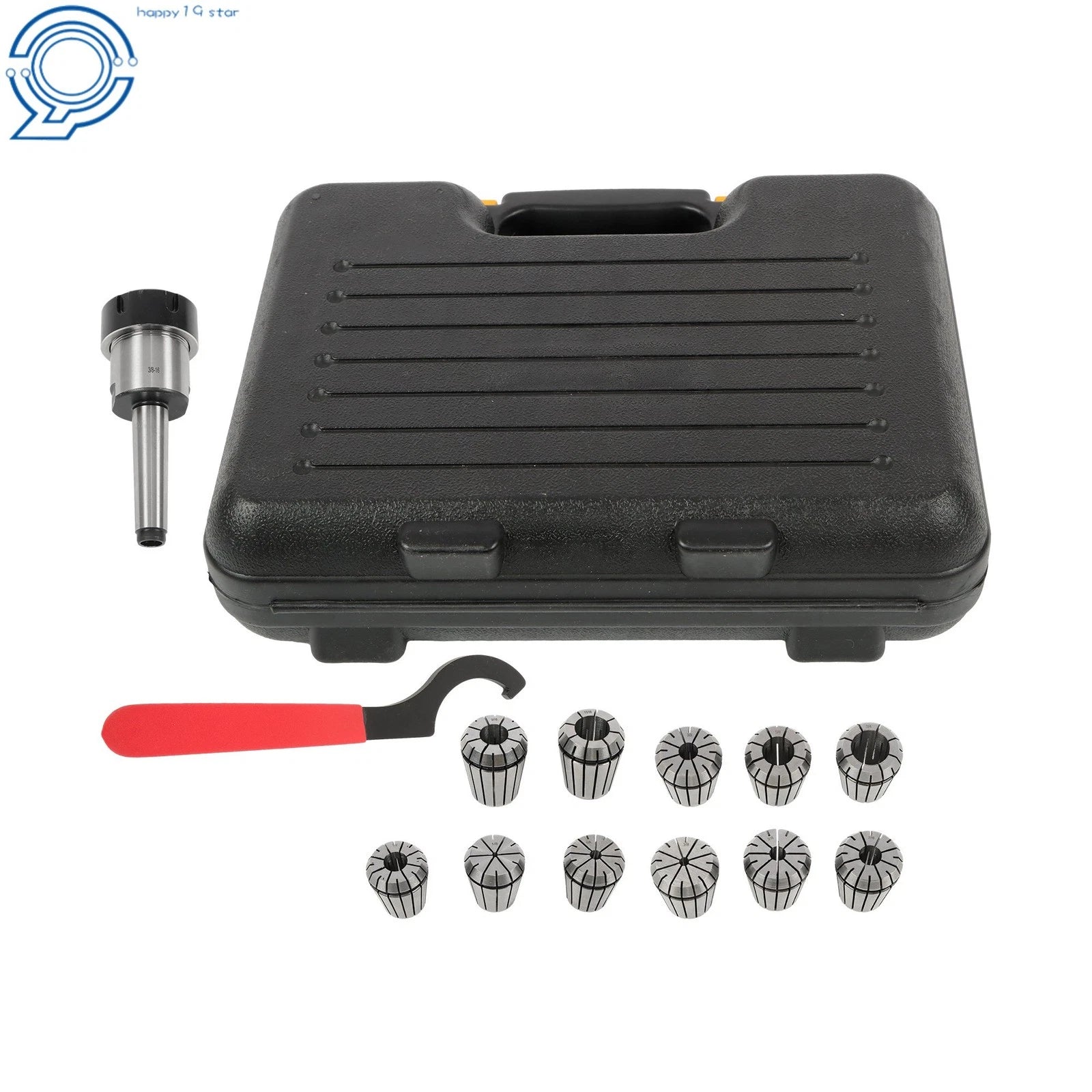 Set of 11 ER32 Collets for MT2 Arbor (1/8 Inch to 3/4 Inch)