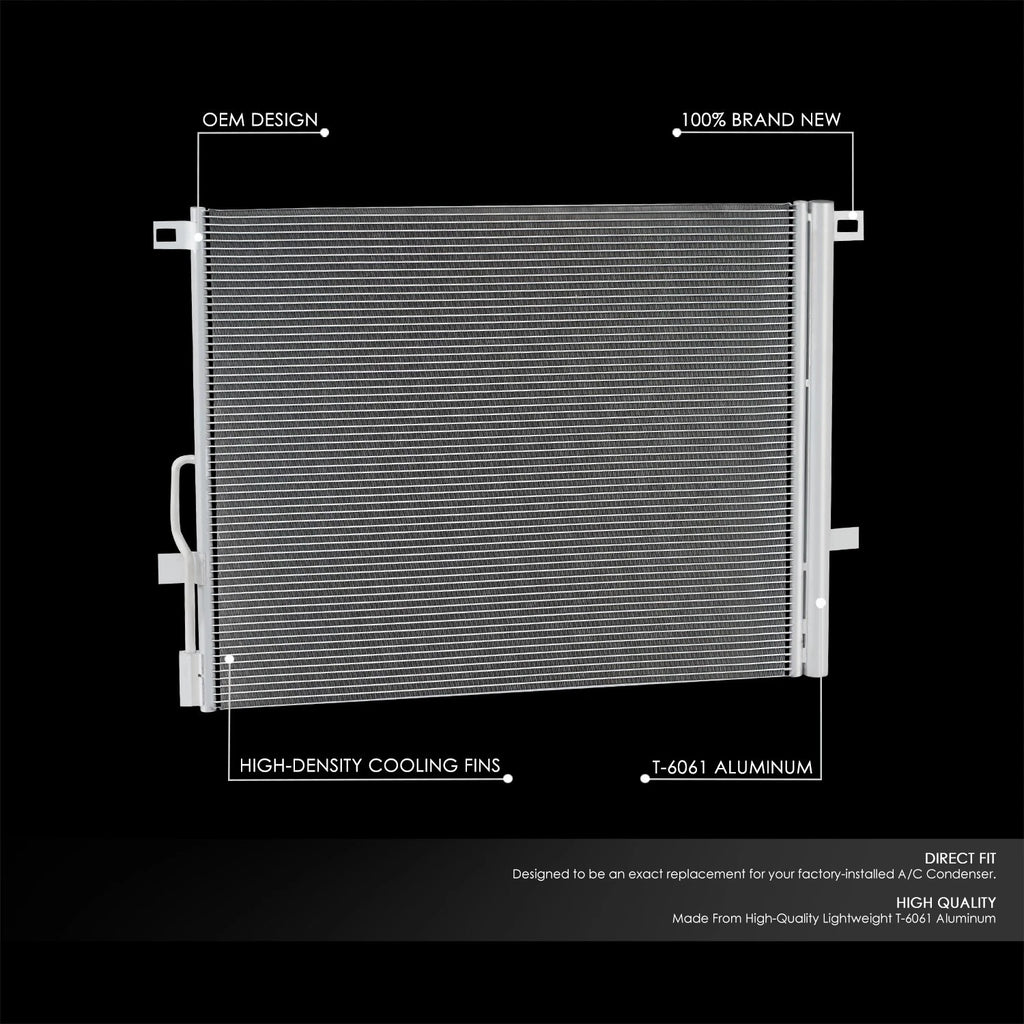 AC Condenser for Buick Enclave Chevy Traverse (2018–2023) OE Style Aluminum Core