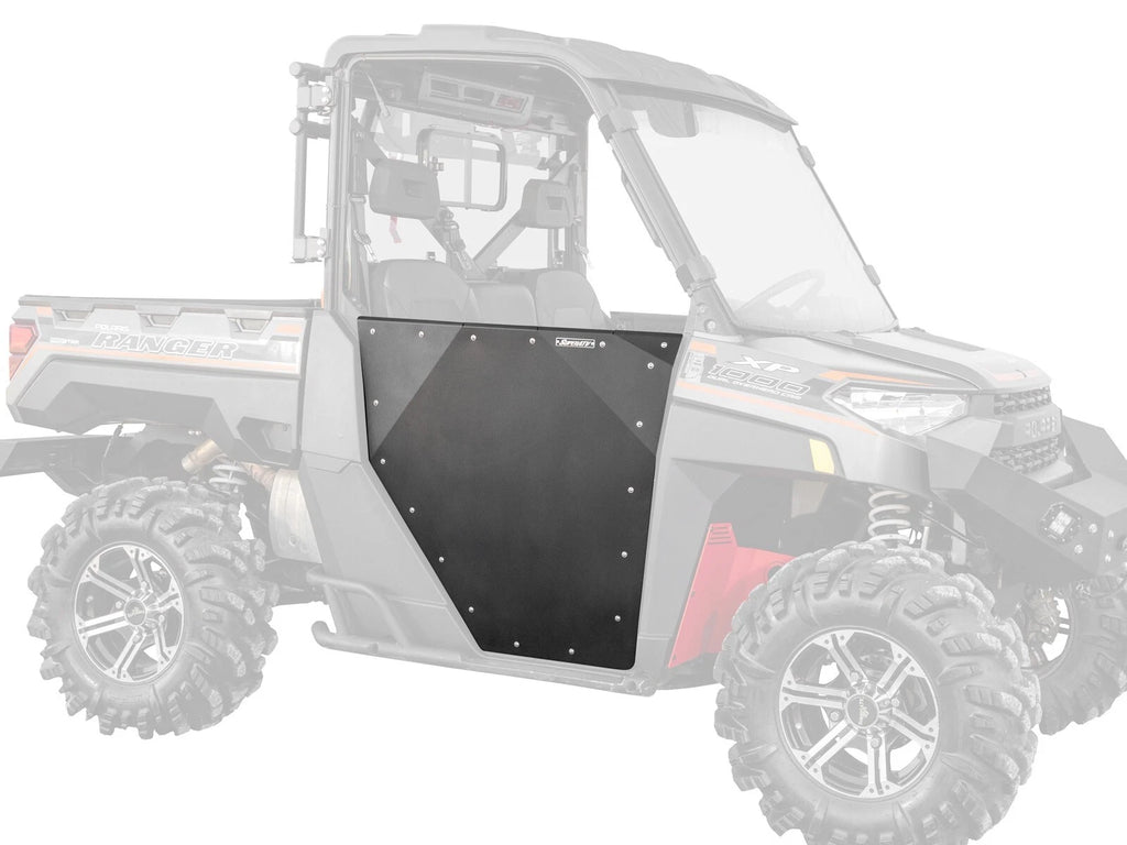 Set of 2 Heavy Duty Aluminum Doors for Polaris Ranger XP 1000 (2018–2023)