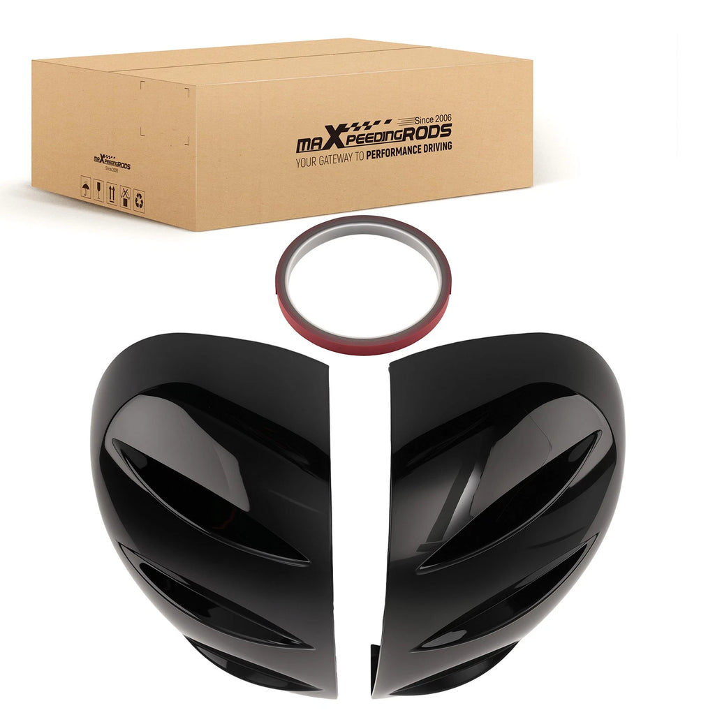 Front Side Mirror Cover Caps for Honda Civic (2022–2023) Gloss Black