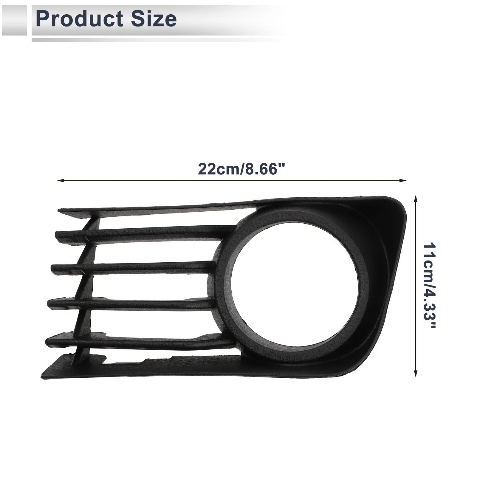 1 Pc Fog Light Grill for Toyota Prius (2004–2009) No. 5311247030