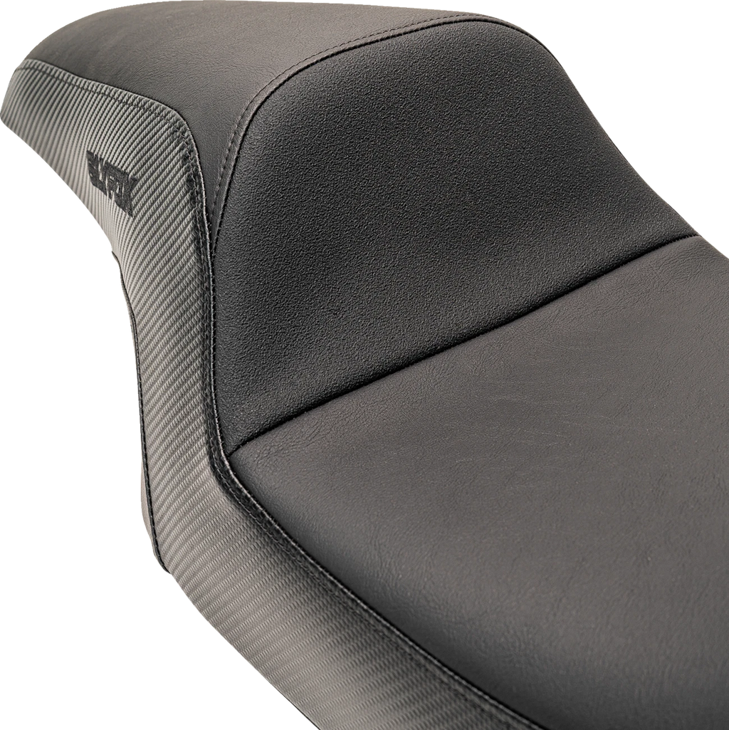 Drifter Seat for FL (2008–2023) - Black Logo, Smooth Vinyl, Carbon Fiber
