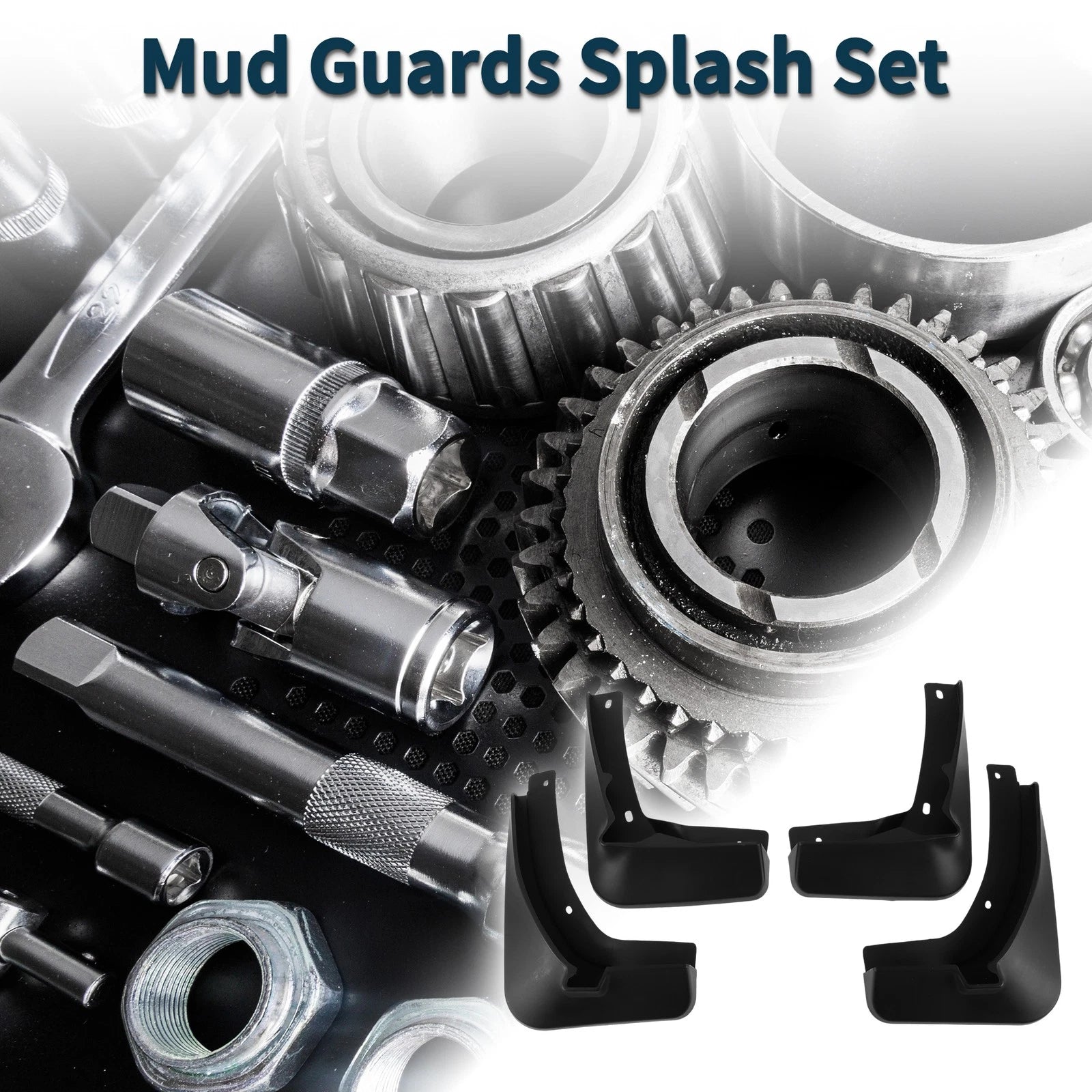 Set of 4 Mud Flaps Splash Guards for Volkswagen Golf 7 GTI (2015–2018)