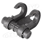 Black Plastic Car Seat Hook for Shopping Bags & Coats