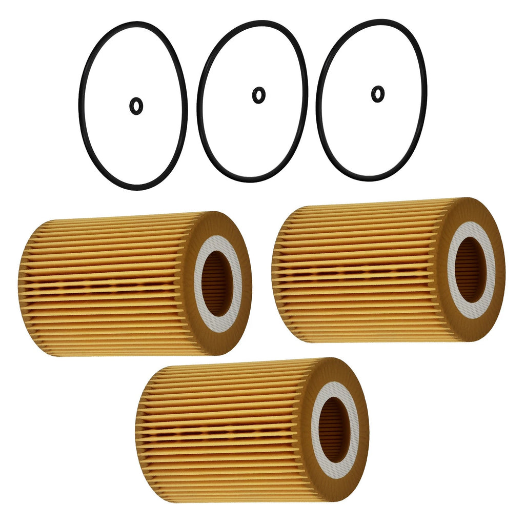 3X Oil Filter Kit for Mercedes Benz Sprinter 2500 3500 (2010-2017)