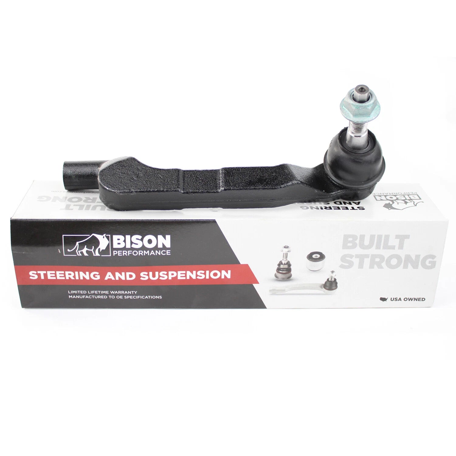 Bison Performance Driver Left Outer Steering Tie Rod End for Dodge Charger (2006–2023)