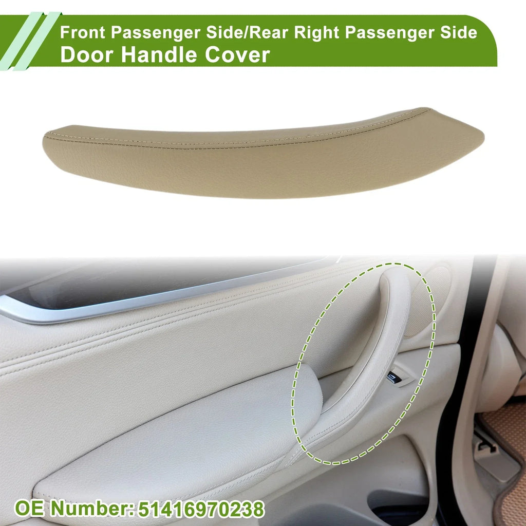 Door Panel Handle Pull Trim Cover for BMW X5 (2008-2013) Beige