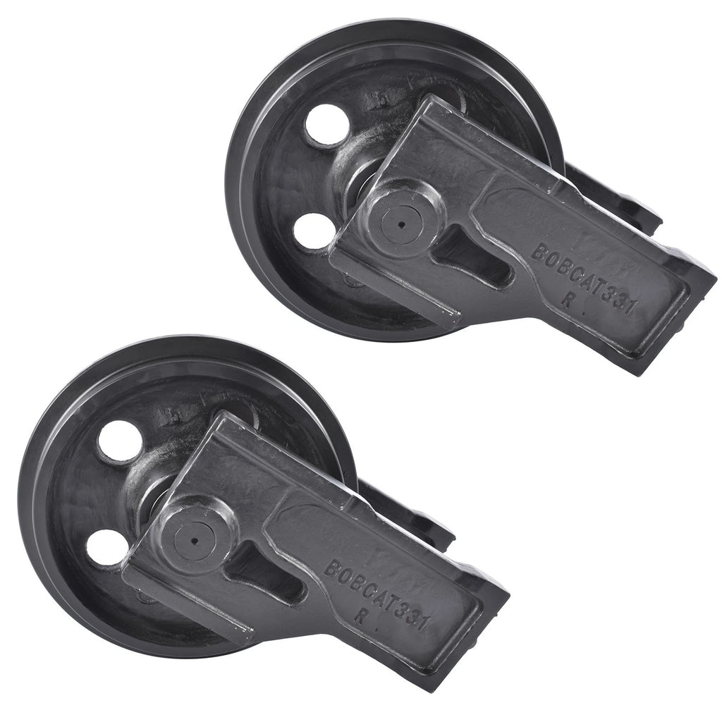 2X Front Idler Wheel Tensioner for Bobcat 331 E26 E32 E35