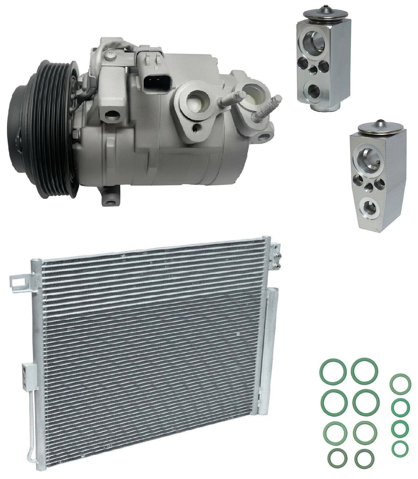 AC Compressor Kit W Condenser for Dodge Durango 5.7L (2014–2014)