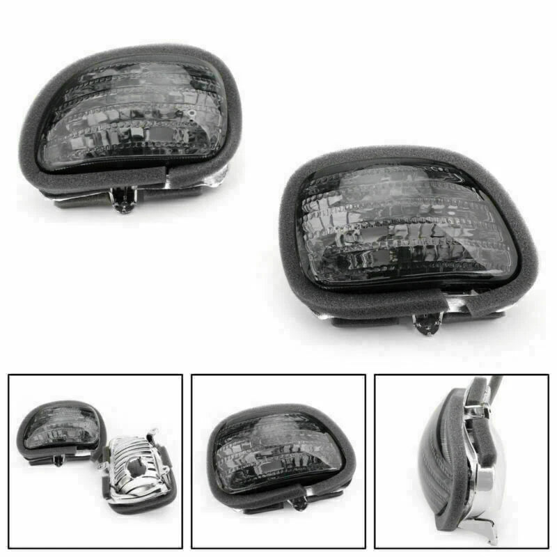 Front Turn Signal Lens for Honda GL1800 Goldwing (2001–2017) Smoke T9