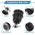 2X Front Lower Ball Joints for Hyundai Elantra (1995–2006) No. 5453031600/K500031