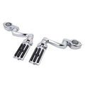 32mm Adjustable Footpeg Peg Mount Kit for Harley (Fit 1 1/4" Highway Bar)
