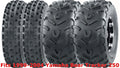 Full Tire Set 22x7-10 & 22x11-10 for Yamaha Bear Tracker 250 (1999–2004)