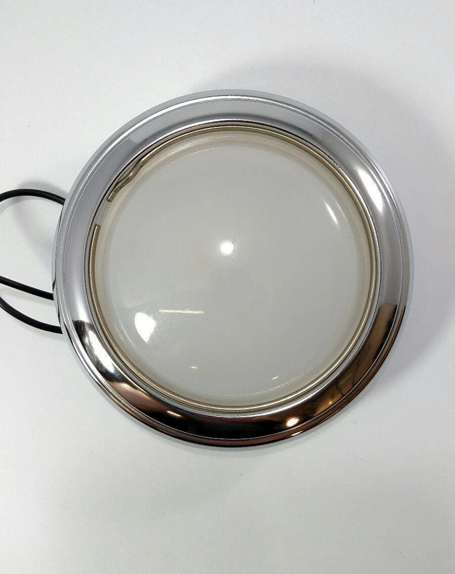 Dome Light Assembly Hardwired Chrome Glass Lens for Ford Car (1928–1948)