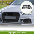 1pc Left Front Fog Light Grill for Audi A3 S3 (2017–2020) No. 8V3807681AE ABS