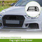 1pc Left Front Fog Light Grill for Audi A3 S3 (2017–2020) No. 8V3807681AE ABS