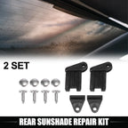 Set of 2 Plastic Rear Sunshade Repair Kit for BMW 525i 528i 530i 540i M5