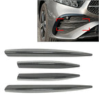 Fog Light Strips Grille Cover Trim Carbon for Mercedes Benz A Class (2023)