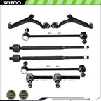 8Pcs Control Arm Ball Joint Tie Rod End Sway Bar for Chrysler Pacifica (2004–2008)