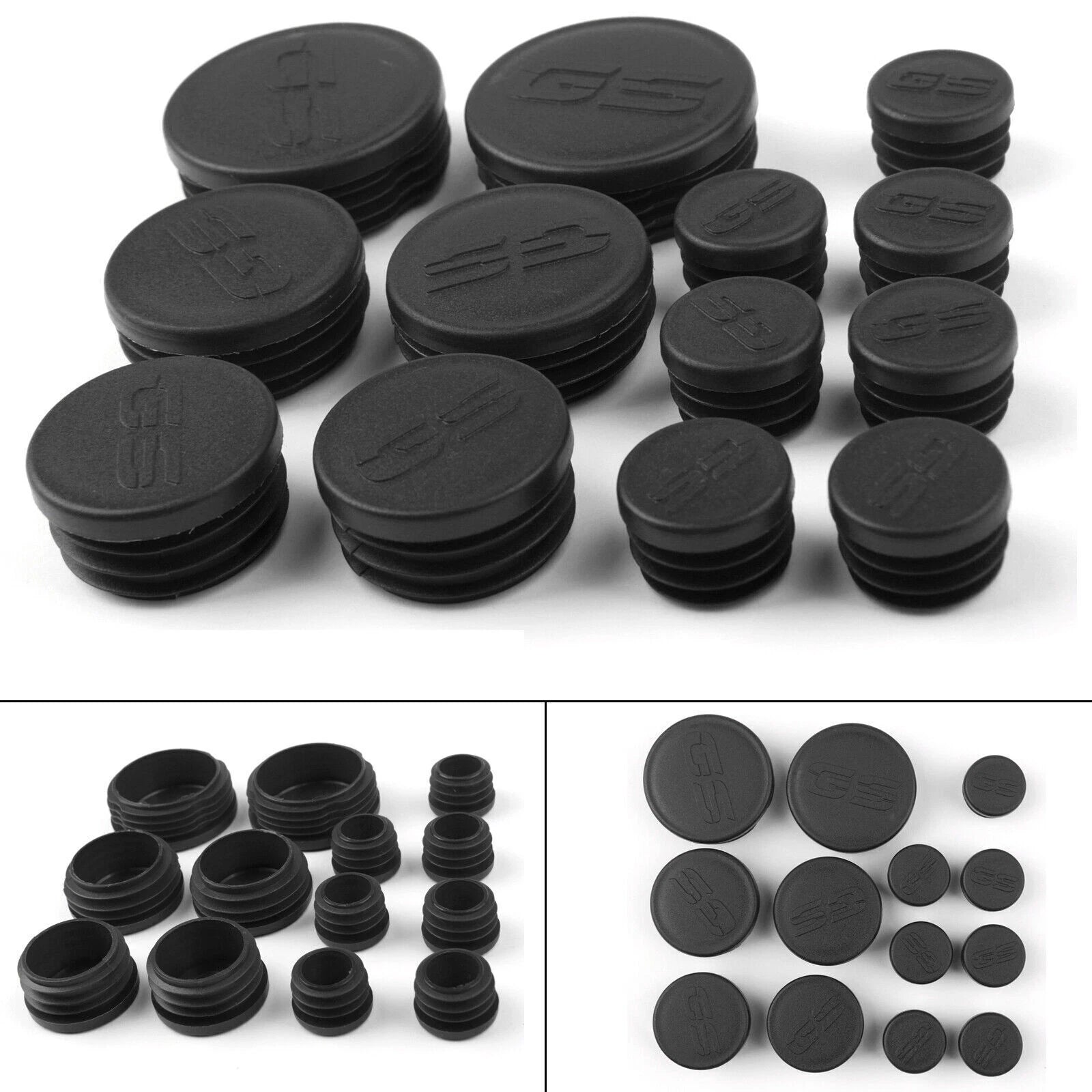 Set of 13 Frame Hole Cover Caps Plugs for BMW R1200GS/LS/ADV (2013–2016)