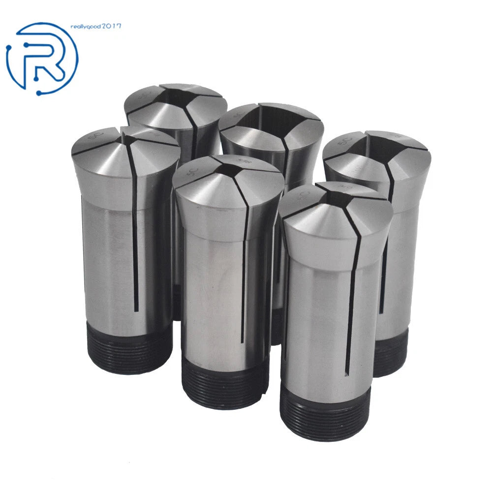 5C Hex/Square/Round Collet Set for Emergency Use and Collet Stop