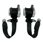 Set of 2 Rear Seat Belts for Toyota Corolla (2023–2026) Black