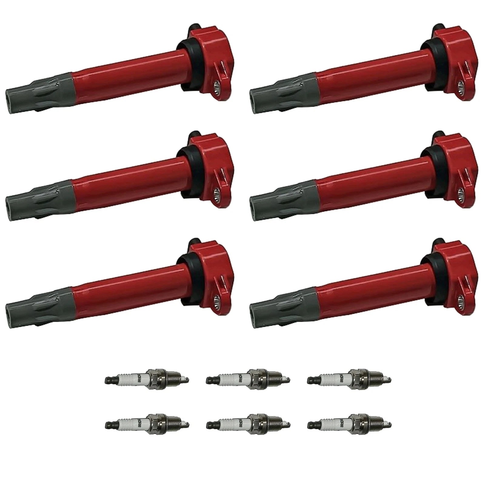 6X Ignition Coil & Iridium Spark Plug for Dodge Chrysler 3.5L 4.0L (2000-2010)