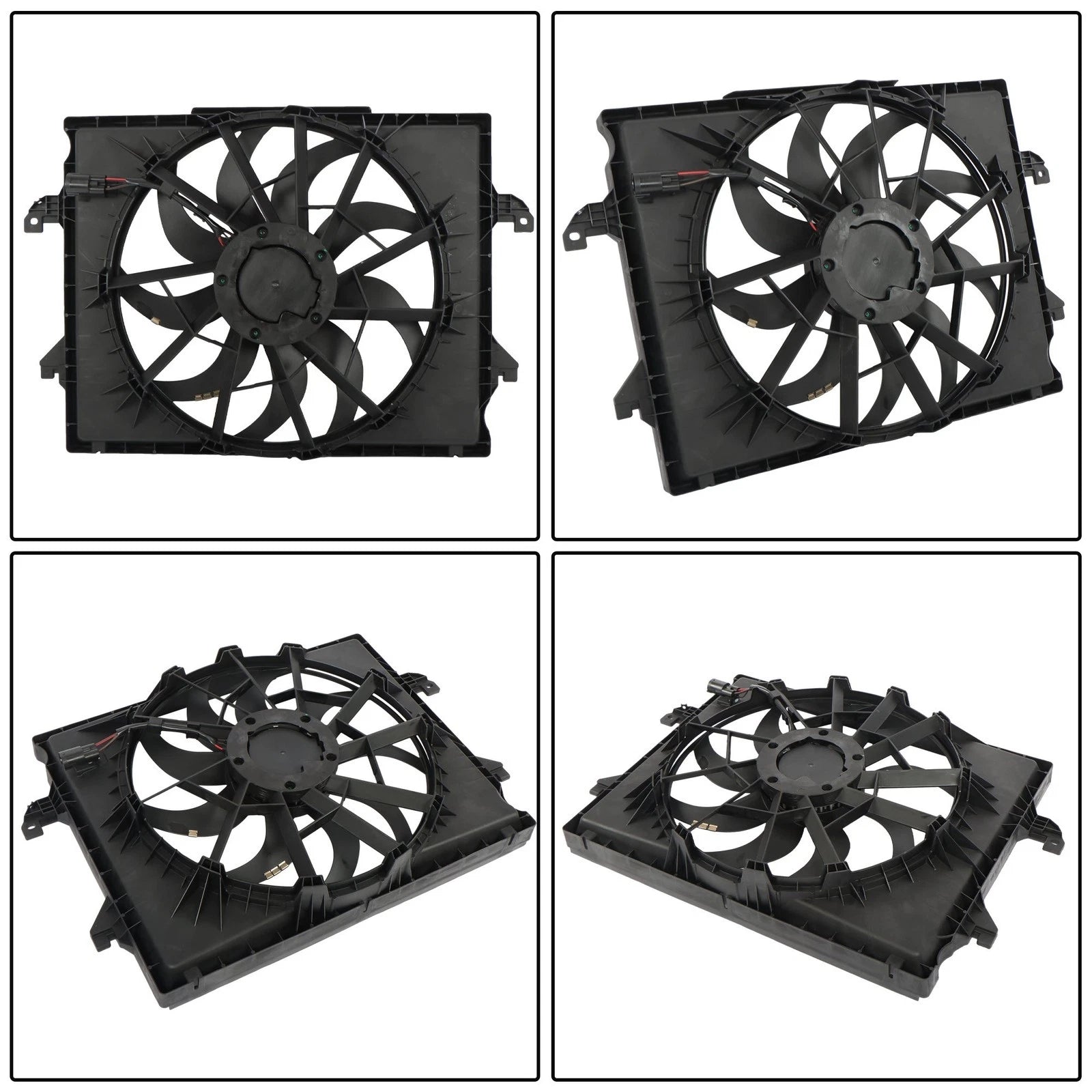 Radiator Cooling Fan Assembly for Ram 1500 (2019–2023) V6 3.6L