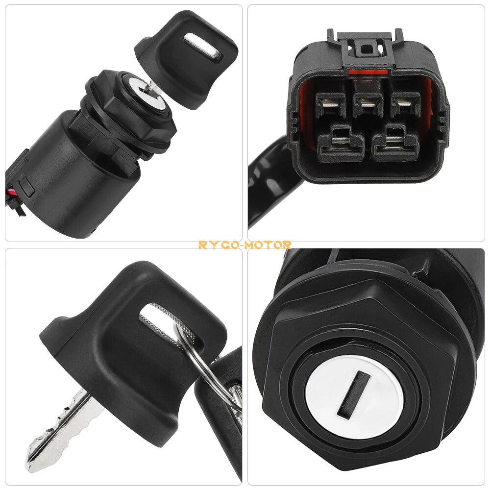 Ignition Switch for Honda Big Red MUV700 (2009–2013) 35100-HL1-A01, 2 Keys