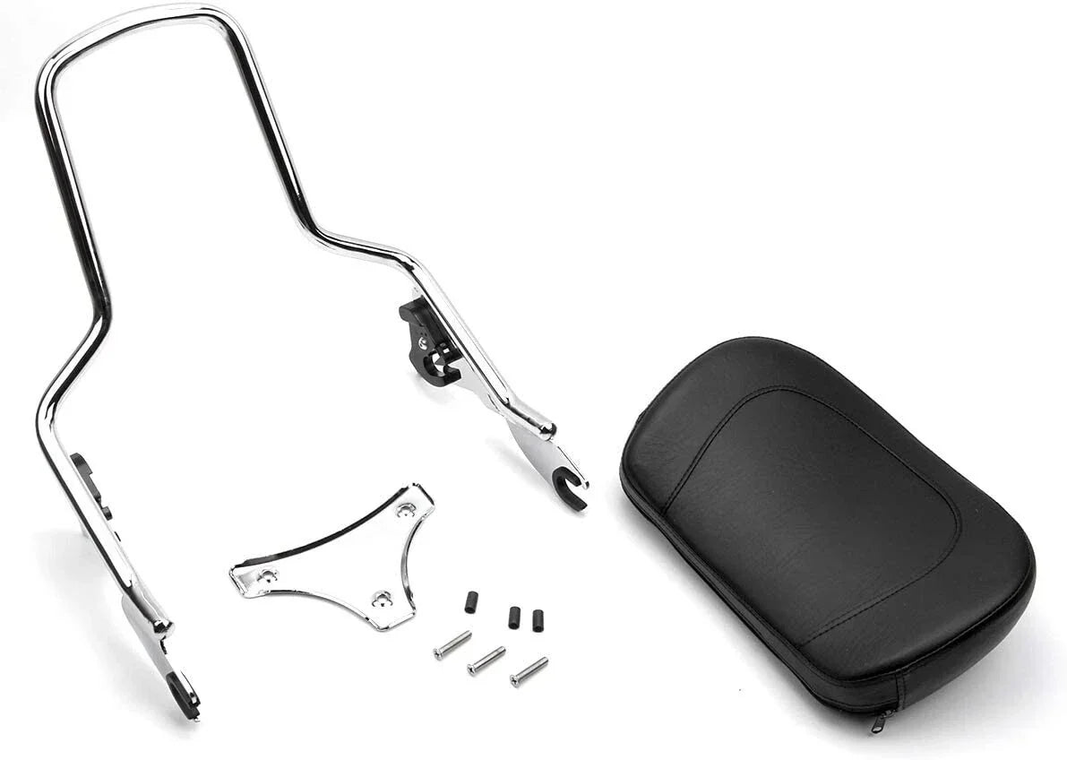 Chrome Sissy Bar Backrest for Harley Touring CVO Road Glide (2014-2023)