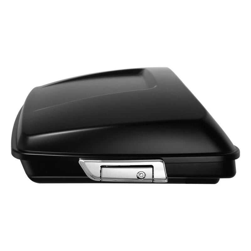 Matte Black Razor Trunk & Mounting Rack for Harley Touring (1997–2008)