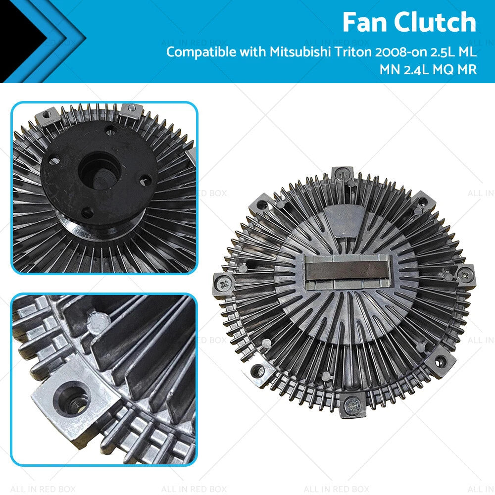 Fan Clutch 115839 for Mitsubishi Triton (2008–on) 2.5L ML MN 2.4L MQ MR