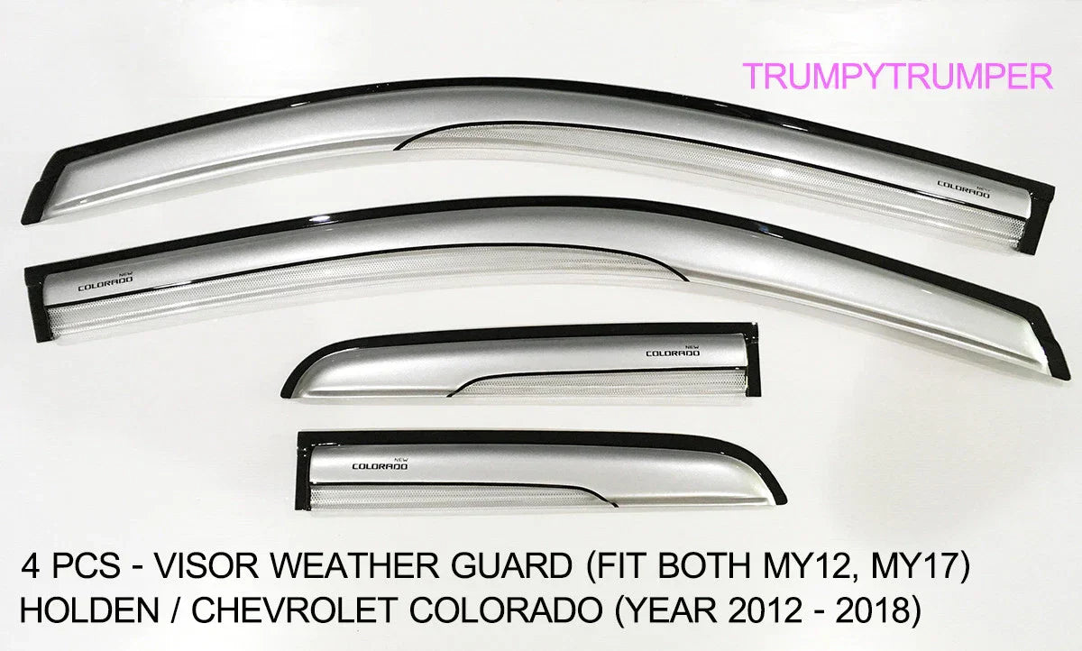 Visor Rain Shield Wind Deflector for Holden Colorado (2012-2017)