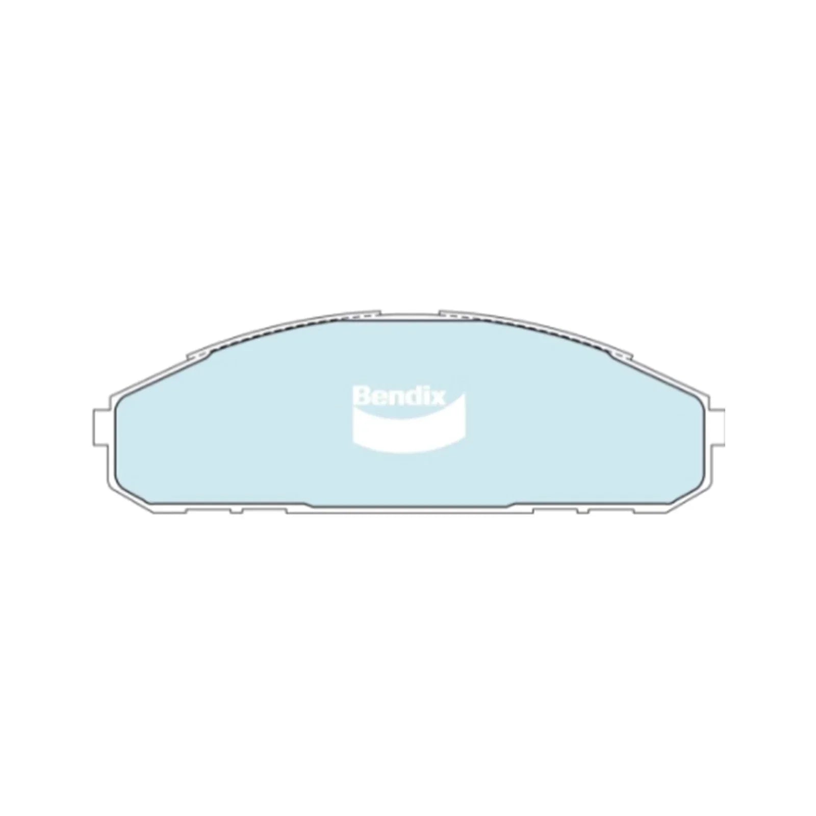 4WD Front Disc Brake Pad Set for Patrol GQ Y60 V6 4.2L TB42E (1992-1997)