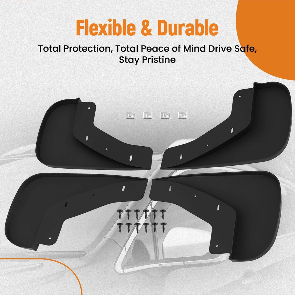 Mud Flaps Splash Guards for Chevrolet Tahoe GMC Yukon Cadillac Escalade (2007–2014)