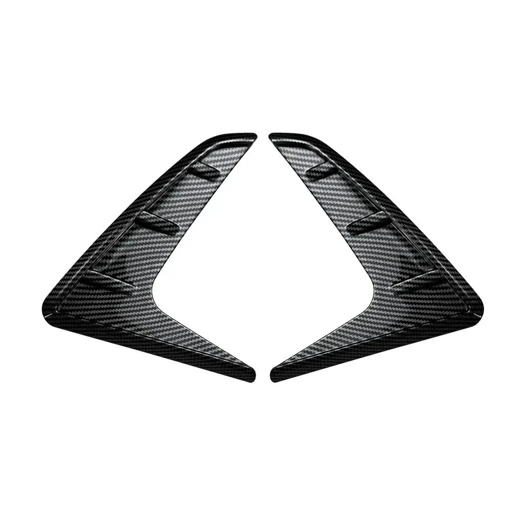 2X Carbon Look Add-On Side Fender Vent Duct Trims for BMW 3-Series G20/G21
