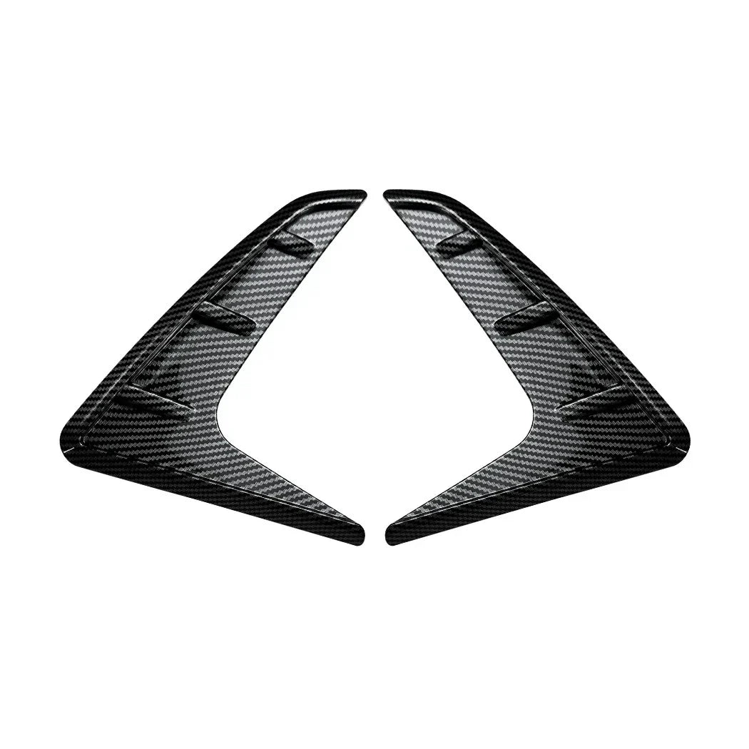 2X Carbon Look Add-On Side Fender Vent Duct Trims for BMW 3-Series G20/G21